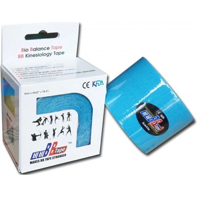 BB tape ICE silk modrá 5 cm x 5 m