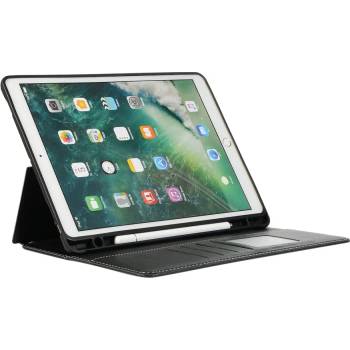 GKK Калъф с Pen Поставка за iPad 9/ 8/ 7 10.2", Wallet Stand Case, Черен (5901011193942)