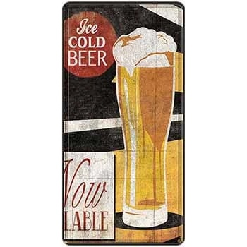 Ceduľa značka Ice Cold Beer