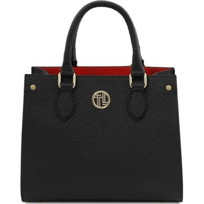 Tuscane Leather dámska kožená kabelka Dama čierna 2565 1 2