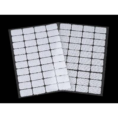 Pro Háčkování Suchý zip samolepící, obdélníčky 15x25 mm, bílý