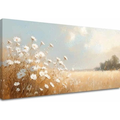 Obraz jemnosť letného rána | dokončené rukou umelca - 50x100 cm