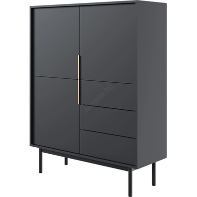 Wipmeb Sp. z o. o Комод eli в черно (wm0120)