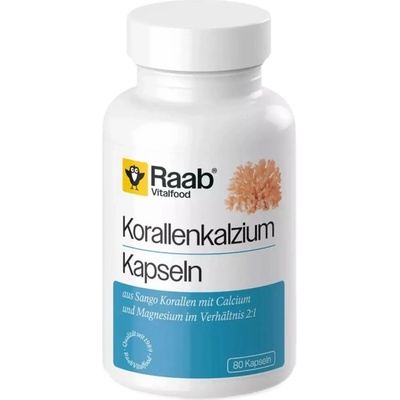 Raab Vitalfood Calcium and Magnesium from Sango Corals [80 капсули]
