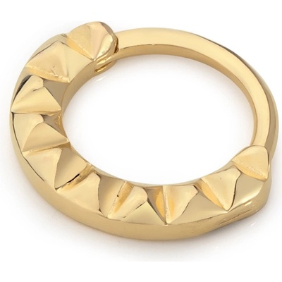 Lillian Vassago Zlatý zdobený piercing kroužek LLV92-GPI019SP