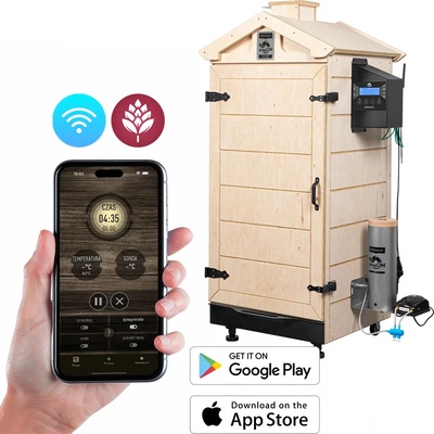 Browin dragON Plywood Nature, Digital Wi-Fi, 200L