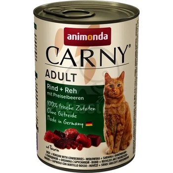 Animonda Cat Carny Adult, Говеждо, Елен с червени боровинки 200 г