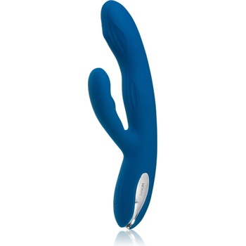 SVAKOM Aylin Powerful Pulsating Dual-Headed вибратор със стимулиране на клитора Blue 21, 5 см