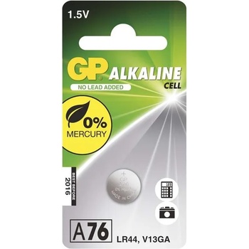 GP Batteries b13762 lr44 (a76) алкална клетка с бутон 1бр/блистер (b13762)