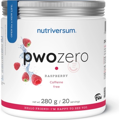Nutriversum PWO Zero Caffeine 280 g