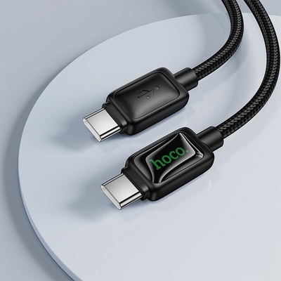 Hoco U146 USB-C - USB-C 1,2m černý