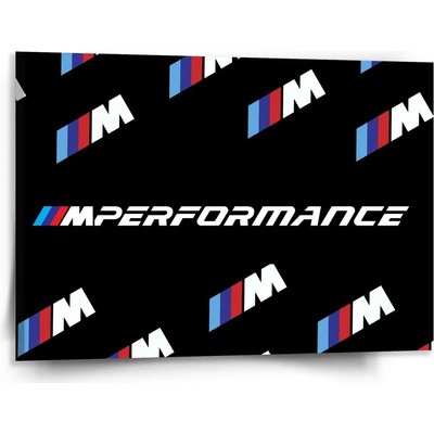 Sablio Obraz MPERFORMANCE čierny vzor - 150x110 cm