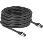 Delock RJ45 мрежов кабел Cat. 8.1 S/FTP, 15 м, черен