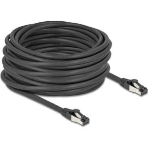 Delock RJ45 мрежов кабел Cat. 8.1 S/FTP, 15 м, черен