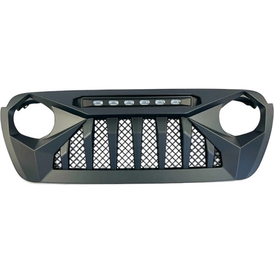 Mriežka, Čierna, Optimus serie V2, NET, Spot LED, Jeep Wrangler JL, Jeep Gladiator JT