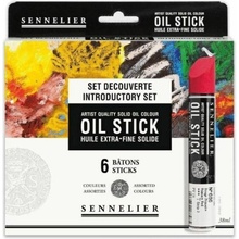 Sennelier Oil Stick sada olejových farieb v tyčinke 6 ks základné odtiene
