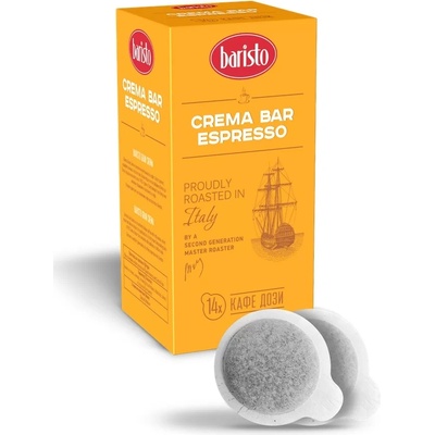 Baristo Филтърни кафе дози Baristo Crema Bar Esresso, 14 броя (baristo-dose-crema)