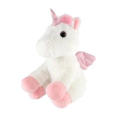Teddies Рожко еднорог с крила плюш 38см на батерии със светлина със звук