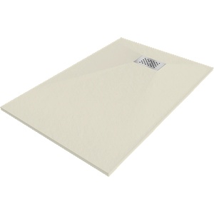 Mexen Hugo правоъгълна душ кабина SMC 120 x 80 см, бежова, капак инокс - 42698012-X (42698012-X)