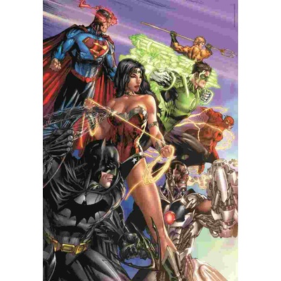 Clementoni - Puzzle Compact DC Comics Justice League II - 1 000 piese