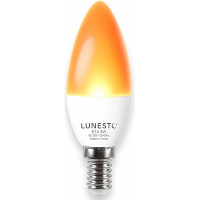 Lunesto Led žárovka svíčka E14 3W oranžová – Hledejceny.cz