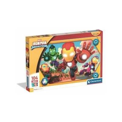 Clementoni Пъзел Clementoni Maxi - Iron Man and his awesome friends 62 x 42 cm 104 Части