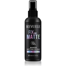 Revuele Makeup Setting Spray Fix And Matte zmatňujúci fixačný sprej na make-up 120 ml