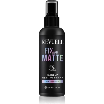 Revuele Makeup Setting Spray Fix And Matte zmatňujúci fixačný sprej na make-up 120 ml
