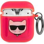 Karl Lagerfeld Калъф Karl Lagerfeld KLA2UCHFP за AirPods, розов Choupette (KLA2UCHFP)