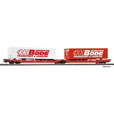 Piko Товарен вагон T3000e с двe полуремаркета " Bode" Trailern DB AG VI (24625)