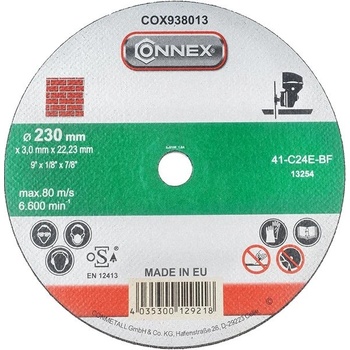 3M Connex Řezný kotouč kámen 230 mm COX938013