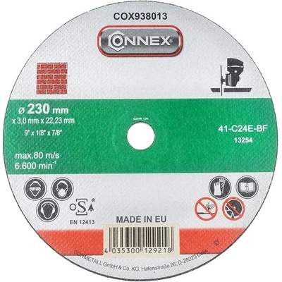 3M Connex Řezný kotouč kámen 230 mm COX938013