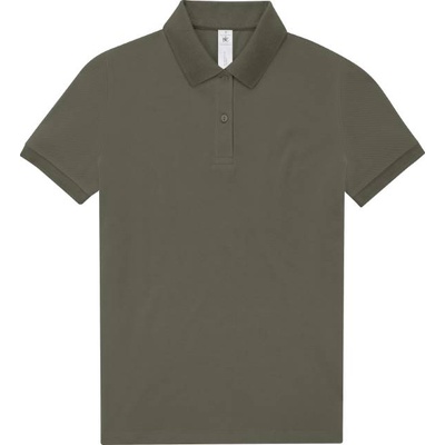 B&C Collection B&C MY POLO 210 / Дамска поло тениска от пике от тежък памук - камуфлажно зелено M (01W463zk802)