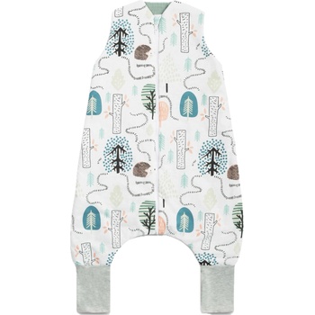 Sensillo Спално чувалче с крачета Sensillo - Таралежи, Tog 1.0, изумруд (SILLO-43888)