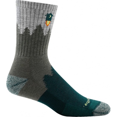 Darn Tough pánské NUMBER 2 MICRO CREW MIDWEIGHT WITH CUSHION green