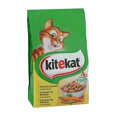 Kitekat granule s kuřecím a zeleninou 0,3 kg – Hledejceny.cz