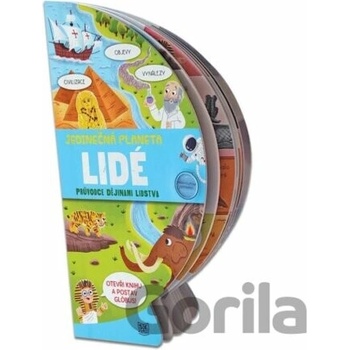 Jedinečná planeta - Lidé / Rozkládací kniha s pevnými listy ve tvaru globusu