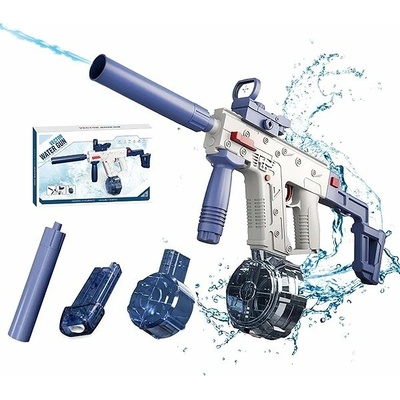 BATTLE Elektrická vodní pistole Vector 2 zásobníky modrá CY034