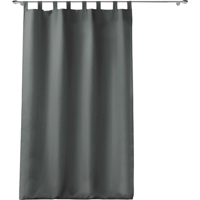 Douceur d'intérieur Záclona na šňůrkách ESSENTIEL, 140 x 260 cm, šedá šedá