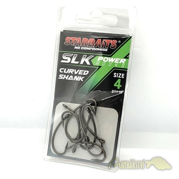 STARBAITS POWER HOOK PTFE COATED CURVED SHANK vel.8 10 ks