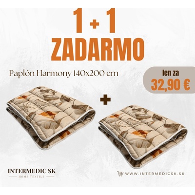 INTERMEDIC SK Paplón Harmony celoročný z mikrovlákna 140x200 2ks