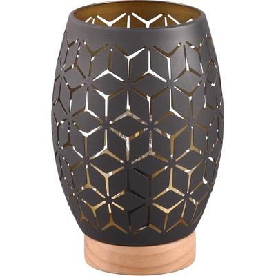 TRIO Черна настолна лампа (височина 21 cm) Bidar - Trio (R51571080)