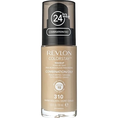 Revlon Colorstay Combination Oily Skin make-up pro smíšenou až mastnou pleť 310 Warm Golden 30 ml