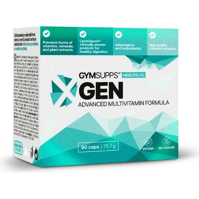 GymSupps XGen 90 kapslí - multivitamín nové generace