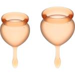 SATISFYER Менструални чашки Satisfyer Feel Good 2 броя Розови