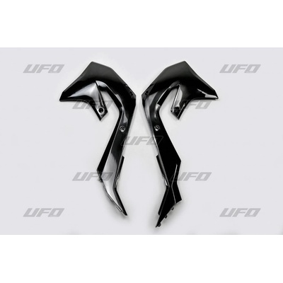 UFO kryty chladiče KAWASAKI KXF 250 21-24, KXF 450 19-23 barva černá