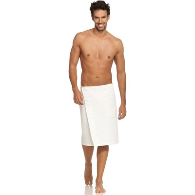 Vossen pánsky saunovací kilt 140 x 60 cm biela