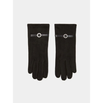 Moodo Черни дамски ръкавици с декоративен колан Moodo Moodo | Cheren | ЖЕНИ | ЕДИН РАЗМЕР