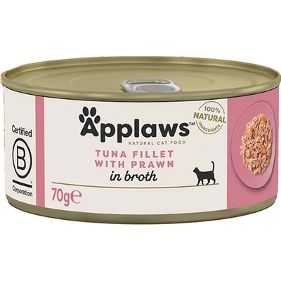 Applaws Cat Adult Tuna with Prawn in Broth 70 g