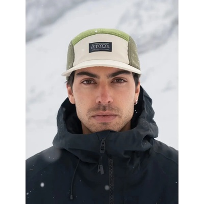 Fleecová ARMADA Odie 5 panel olive matcha